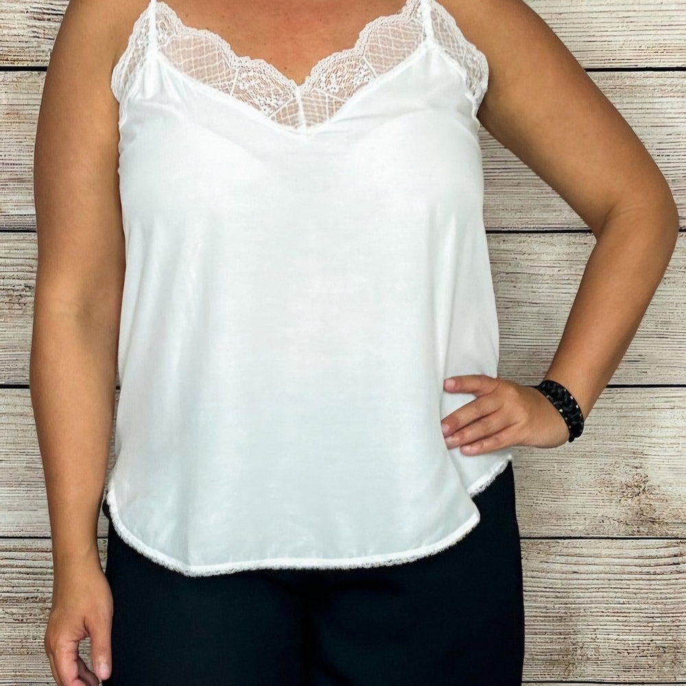 White Lace Cami